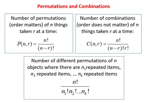 Combinations and Permutations .